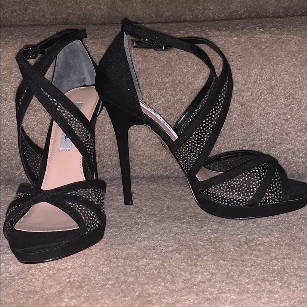 Black high heels